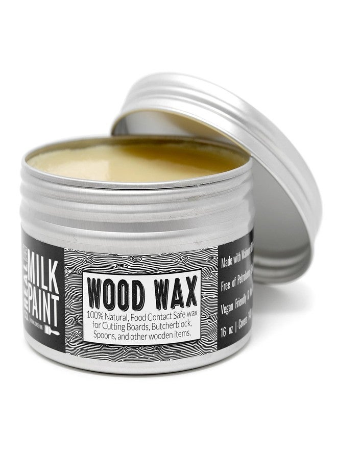 Real Milk Paint طلاء حليب حقيقي، شمع تشطيب للخشب، أثاث غير مطلي، ألواح تقطيع، ألواح جزار، صالح للطعام، نباتي، 16 أونصة - Image 2